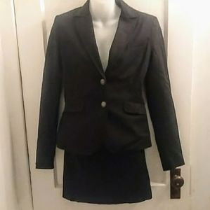 New York and Company Black Skirt Suit